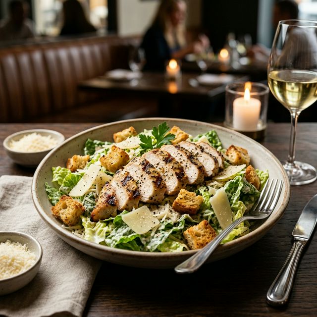 Cezar cu file de pui